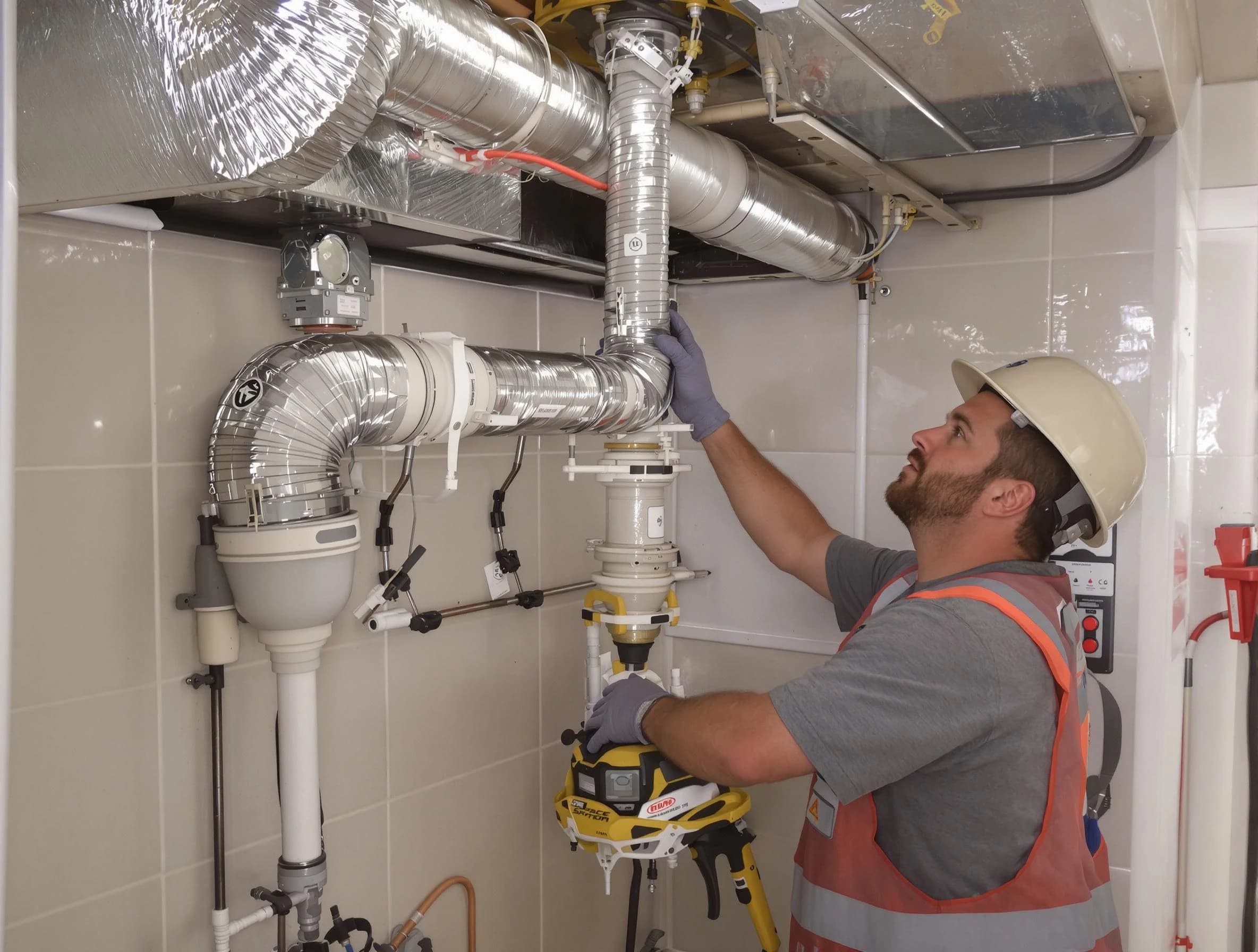Evans Dryer Vent Cleaning expert performing professional dryer vent repair and installation in Evans