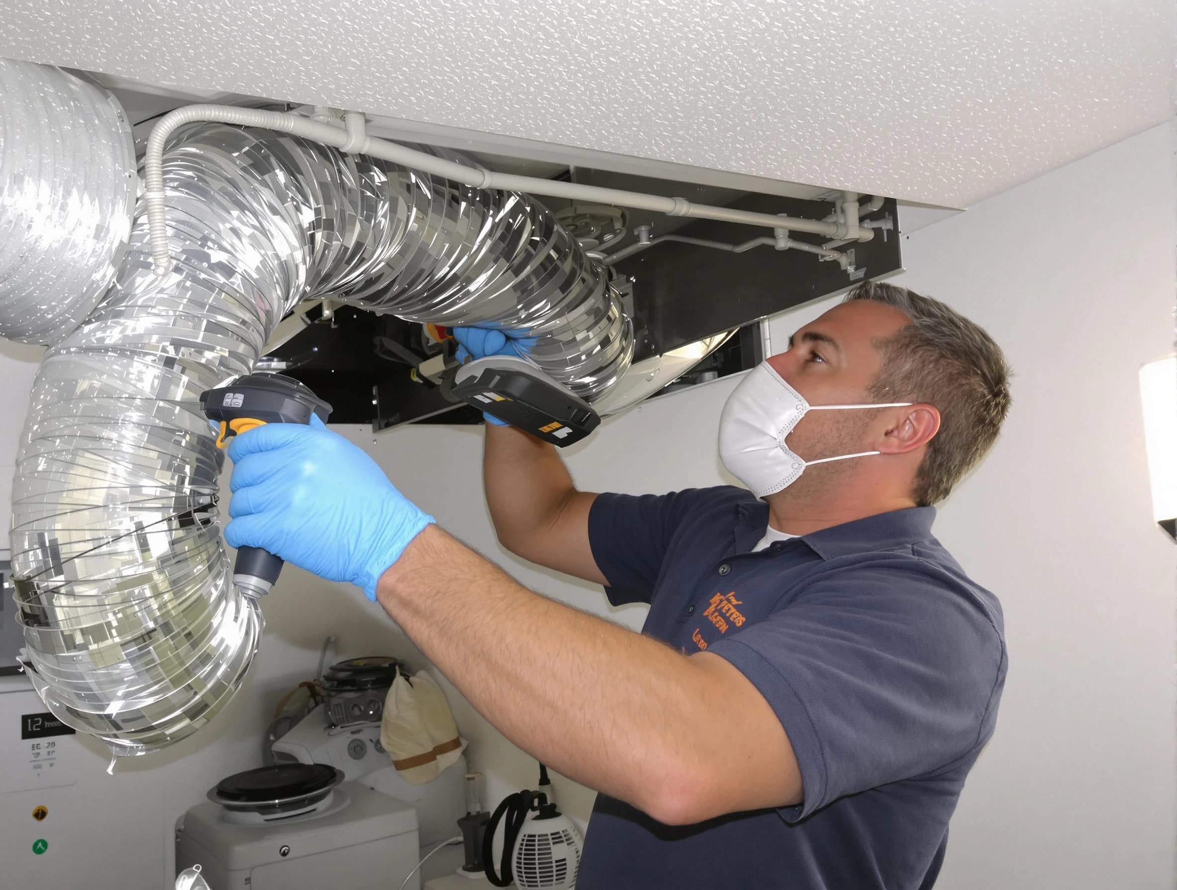 Evans Dryer Vent Cleaning professional performing thorough residential dryer vent cleaning in Evans